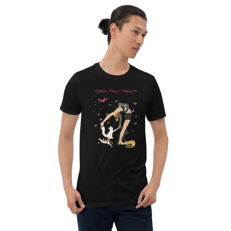 Open Your Heart with a Half Moon Backbend Short-Sleeve T-Shirt - Image 3