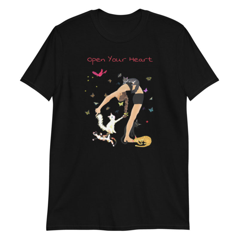 Open Your Heart with a Half Moon Backbend Short-Sleeve T-Shirt - Image 4