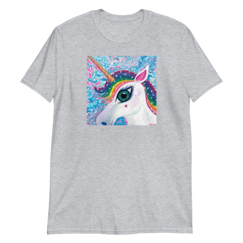 Unicorn Love Short-Sleeve T-Shirt - Image 2