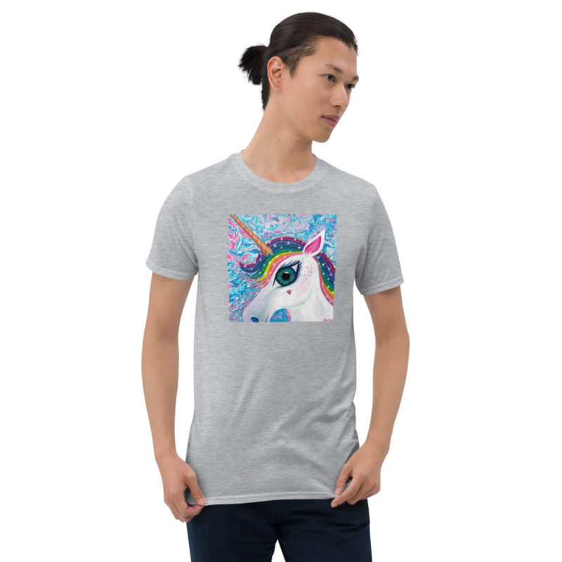 Unicorn Love Short-Sleeve T-Shirt - Image 3