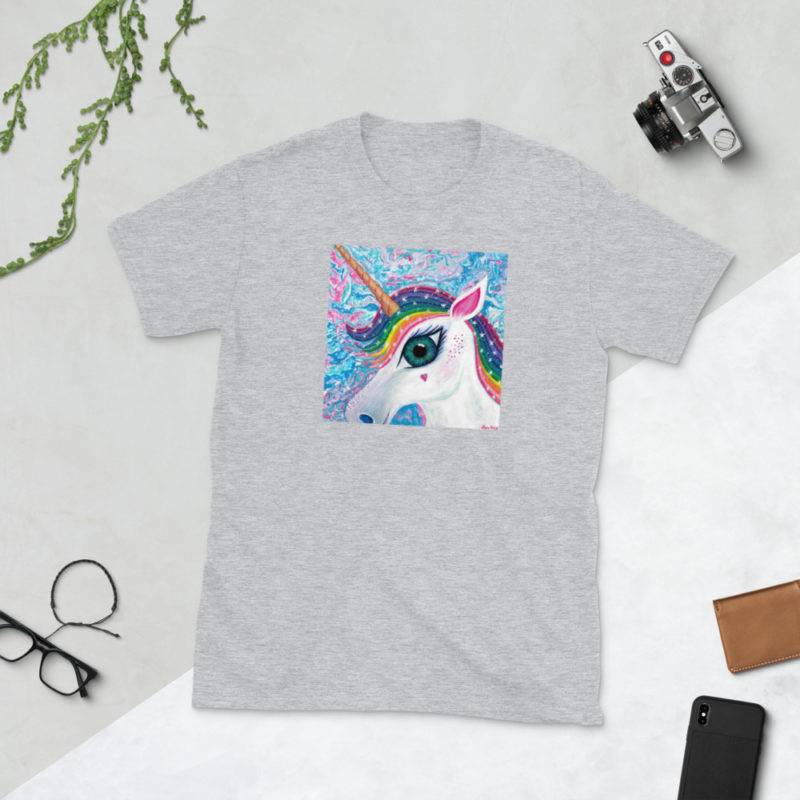 Unicorn Love Short-Sleeve T-Shirt - Image 5