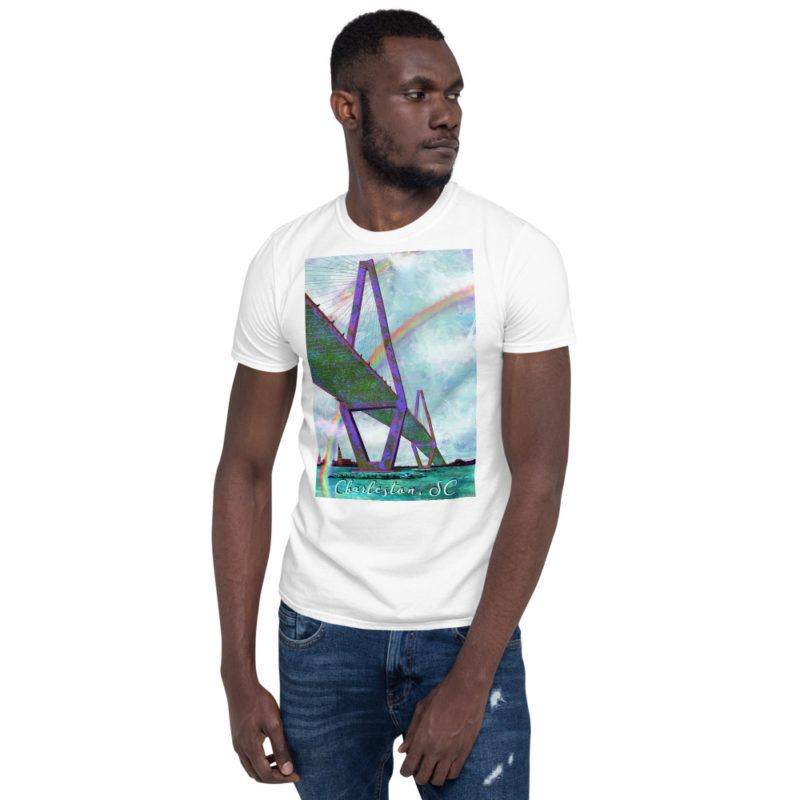 Charleston, SC, Arthur Ravenel Jr Bridge, Short-Sleeve T-Shirt - Image 5