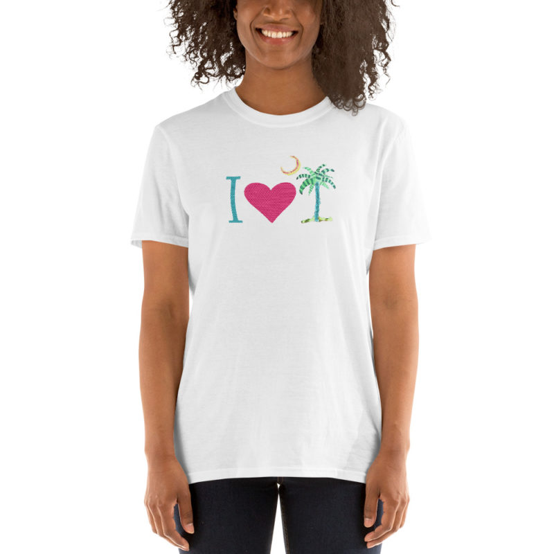 I heart SC Short-Sleeve Unisex T-Shirt - Image 12