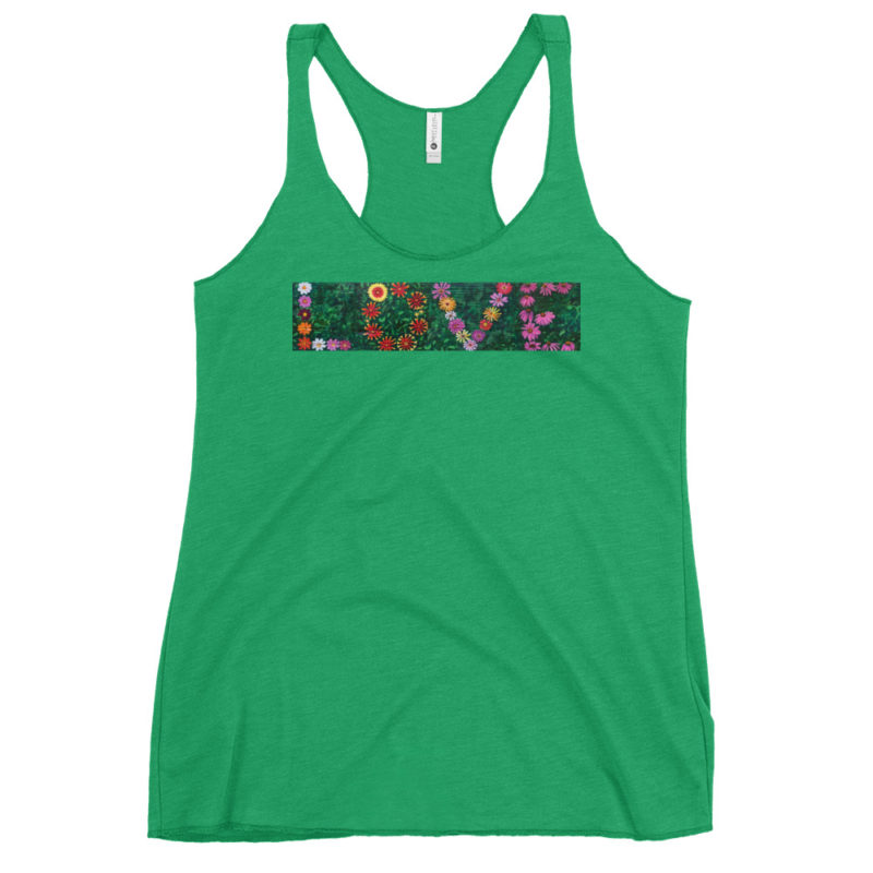 Love Flower Women's Racerback Tank - Image 5