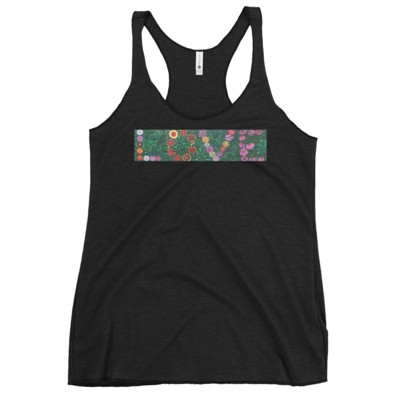 Love Flower Women's Racerback Tank - Image 2